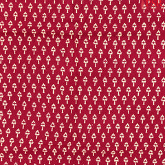 Wine Purple Cotton Print Running Material
