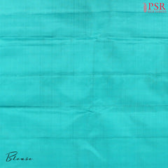 Citrus Yellow Kanchipuram Jacquard Silk Saree