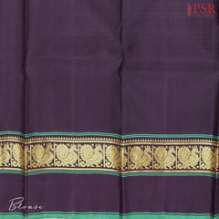 Pastel Saffron Kanchipuram Silk Saree