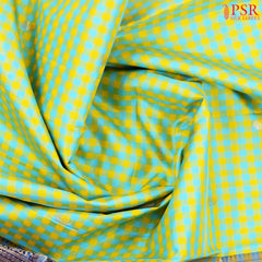 Blue & Yellow Fancy Kanchipuram Silk Saree
