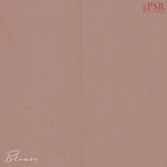 Cedar Brown Kanchi Cotton Saree