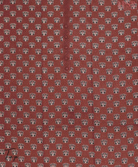Antique Red Cotton Dress Material