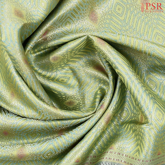 Key Lime Kanchipuram Silk Saree