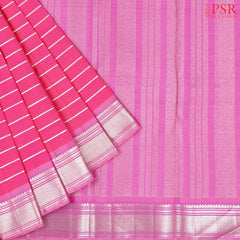 Barbie Pink Kanchipuram Silk Saree