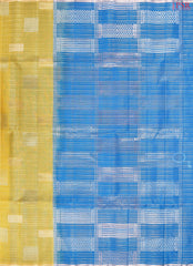 Ginger Yellow Kora Soft Silk Saree