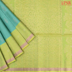 Aqua Pearl Soft Silk Saree