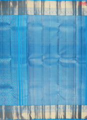 Chintamani Blue Kanchipuram Jacquard Silk Saree