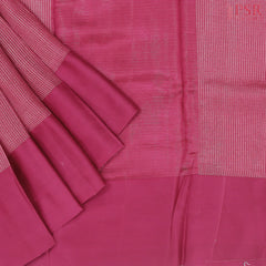 Magenta Pink Semi Chiniya Saree