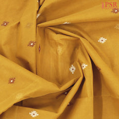 Mustard Bengal Cotton Saree