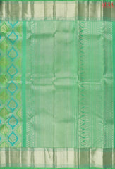 Heavenly Green Kanchipuram Tissue Silk Saree