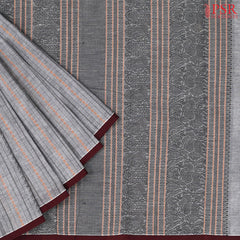 Grey Kalakshetra Kovai Cotton Saree