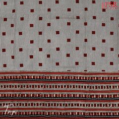 Light Grey Cotton Dress Material