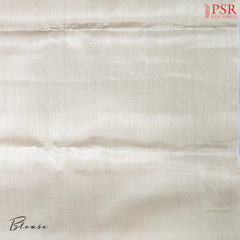 Golden Beige Kanchipuram Tissue Silk Saree