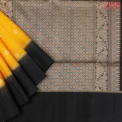 Golden Yellow Soft Silk Saree