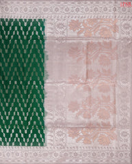 Dark Green Soft Silk Saree