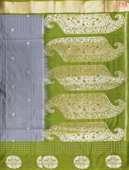 Grey Soft Art Silk Saree