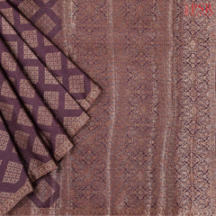 Syrup Brown Banaras Tussar Silk Saree
