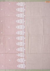 Pale Pink Byloom Cotton Saree