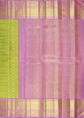 Chartreuse Green Kanchipuram Silk Saree