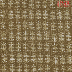 Mustard Olive Jaipur Cotton Print Running Material