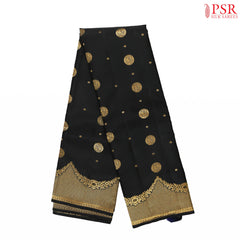 Black Kanchipuram Silk Saree