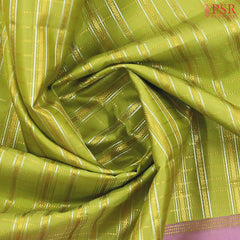 Chartreuse Green Kanchipuram Silk Saree