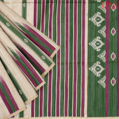 Royal Beige Ghicha Cotton Saree