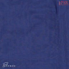 Dark Blue Semi Summer Silk Saree