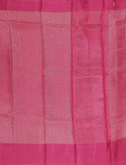 Magenta Pink Semi Chiniya Saree