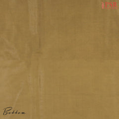 Mustard Brown Tassar Dress Material