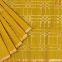 Mustard Yellow Soft Silk Saree
