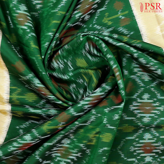 Dark Green Soft Silk Saree