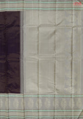 Deep Mauve Bridal Kanchipuram Silk Saree