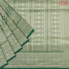 Emerald Green Summer Silk Saree