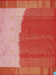 Flamingo Pink Soft Art Silk Saree