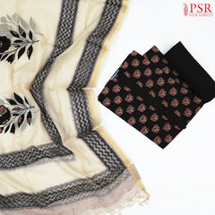 Black Cotton Dress Material