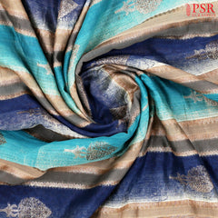 Multicolor Chanderi Silk Cotton Saree