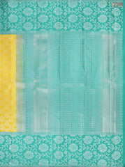 Canary Yellow Bridal Kanchipuram Silk Saree