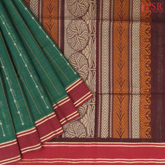 Dark Green Kovai Cotton Saree