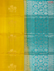 Tuscany Yellow Soft Silk Saree