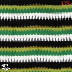 Tricolor Ikkat Cotton Dress Material