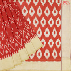 Red Pochampally Silk Saree
