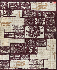 Yellow Beige & Brown Kadhi Tussar Silk Saree