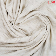 Floral White Assam Saree