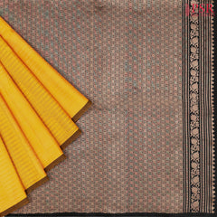 Yellow Soft Silk Saree