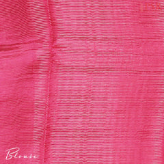 Magenta Pink Semi Chiniya Saree