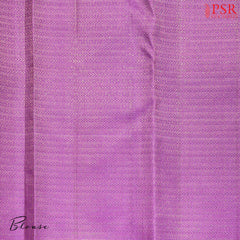 Orchid Purple Kanchipuram Jacquard Silk Saree