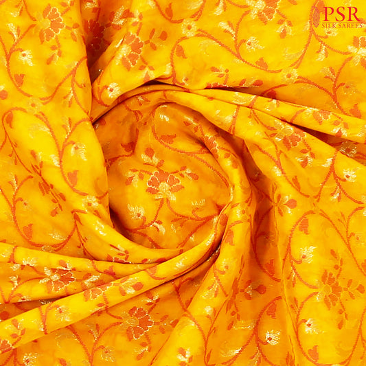 Yellow Summer Silk Saree