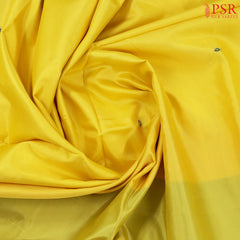 Canary Yellow Vazhainaar Silk Saree