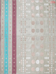 Light Olive Grey Soft Silk Saree